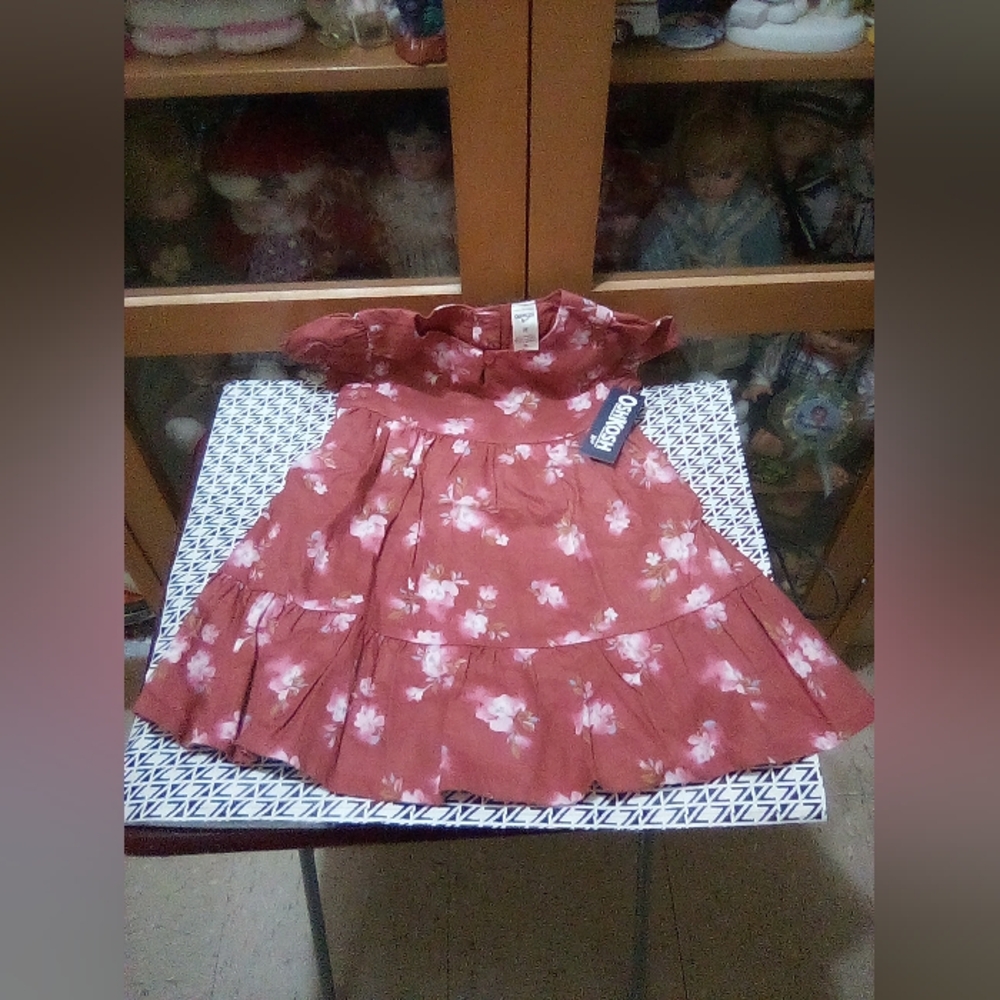 Osh Kosh Floral Dress New With Tags